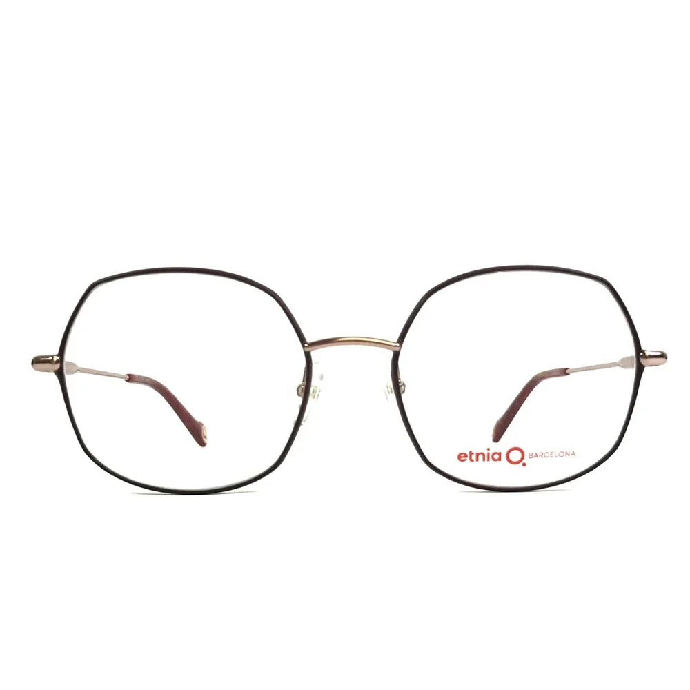 Etnia Barcelona Eyeglasses Frames SPIRA BXPG Bordeaux Pink Gold 54-20-142